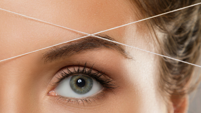 eyebrow threading